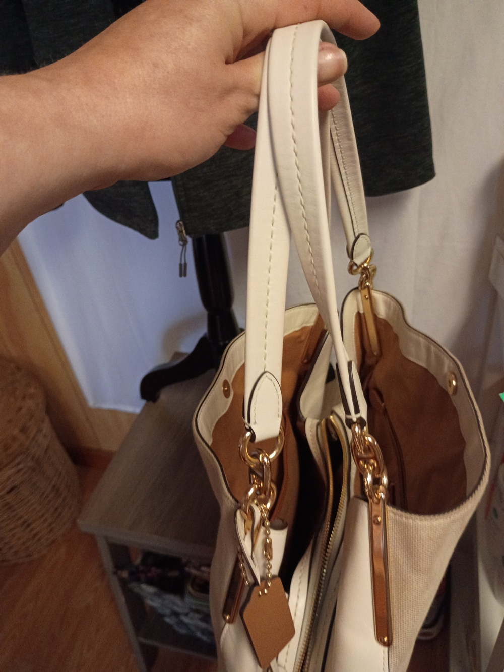 Coach Dalton 31 Horse And Carriage Jacquard& Leather Shoulder Bag - Picture 2 of 14